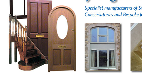 We specialise in the design, manufacture and installation of timber conservatories, staircases, sliding sash windows and made to measure joinery products
